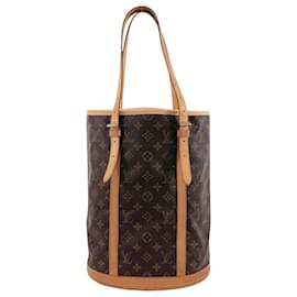 Louis Vuitton-Louis Vuitton Bucket GM-Brown