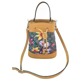 Gucci-Ophidia GG flora bucket-Yellow