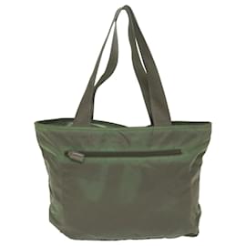 Prada-Prada Tote Bag Nylon Khaki Auth 63985-Caqui