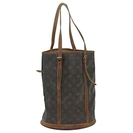 Louis Vuitton-LOUIS VUITTON Monogram Bucket GM Shoulder Bag M42236 LV Auth 63968-Monogram