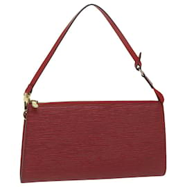 Louis Vuitton-LOUIS VUITTON Epi Pochette Accessoires Accessory Pouch Red M52987 Auth ki4031-Red