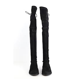 Stuart Weitzman-Leather boots-Black