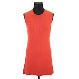 Dior-Wool dress-Orange
