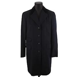 Loro Piana-Wool coat-Black