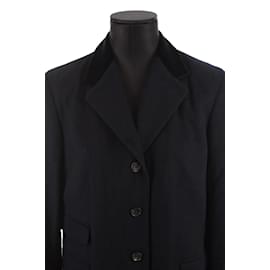 Loro Piana-Wool coat-Black