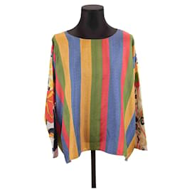La Prestic Ouiston-Blouse en soie-Multicolore