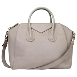 Givenchy-GIVENCHY Bag in Gray Leather - 101558-Grey