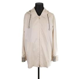 Burberry-Cotton trench coat-White