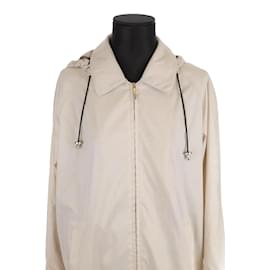 Burberry-Cotton trench coat-White