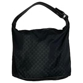 Gucci-Micro handbag, Gucci monogram “hobo” model.-Black,Monogram