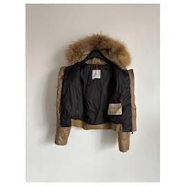 Moncler-Coats, Outerwear-Beige
