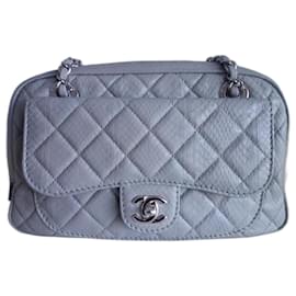 Chanel-Bolso Chanel gris-Gris