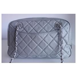 Chanel-Bolso Chanel gris-Gris