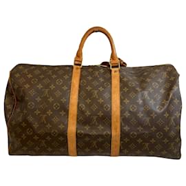 Louis Vuitton-Louis Vuitton Keepall 55-Marron