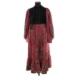 Laurence Bras Wollkleid Rot