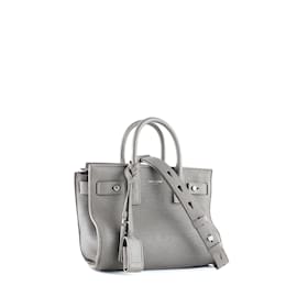 Saint Laurent-SAINT LAURENT Borse T.  Leather-Grigio