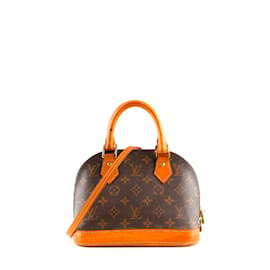 Louis Vuitton-LOUIS VUITTON  Handbags T.  leather-Brown