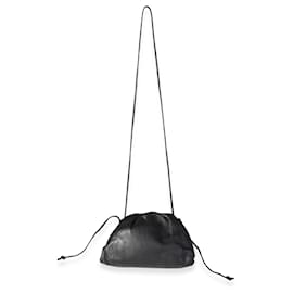 Bottega Veneta-Bottega Veneta Black Calfskin Mini Pouch Bag-Black