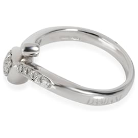 Damiani-Damiani Diamond Bypass Ring in 18K white gold 0.40 ctw-Other
