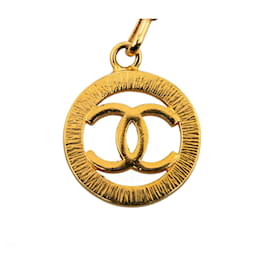 Chanel-Cinto medalhão dourado Chanel com elos de corrente-Dourado