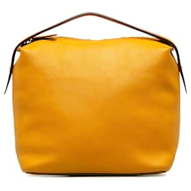 Loewe-Loewe Yellow Leather Handbag-Yellow