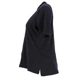 Tommy Hilfiger-Essential Kurzarm-Poloshirt für Damen mit normaler Passform-Marineblau