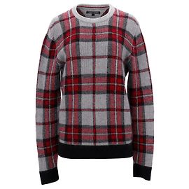 Tommy Hilfiger Signature-Tartan-Pullover für Herren Grau