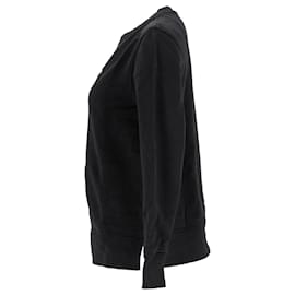 Tommy Hilfiger-Womens Essential Pure Cotton Sweatshirt-Black