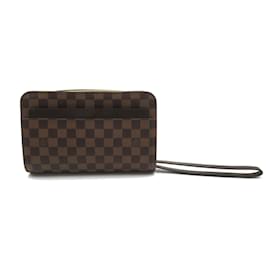 Louis Vuitton-Damier Ebène Pochette Saint Louis N51993-Marron