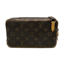 Louis Vuitton-Monogram Pochette Marly Bandoulière M51828-Marron