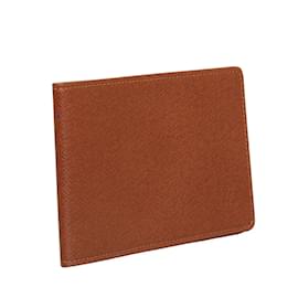 Louis Vuitton-Louis Vuitton Taiga Card Holder Leather Card Case in Excellent condition-Brown