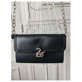 Zadig & Voltaire-Pochette cuir Zadig & Voltaire-Noir