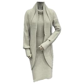 Chanel-5K$ Cashmere Dress And Cardigan-Other