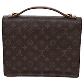 Louis Vuitton-Louis Vuitton Monogram Monceau 28 Hand Bag 2way M51185 LV Auth 62788-Monogram