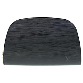 Louis Vuitton-LOUIS VUITTON Epi Dauphine GM Cosmetic Pouch Black M48432 LV Auth th4503-Black