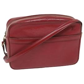 Louis Vuitton-LOUIS VUITTON Epi Trocadero 27 Bolsa de ombro vermelha M52317 Autenticação de LV 64233-Vermelho