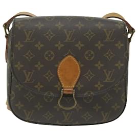 Louis Vuitton-LOUIS VUITTON Monogram Saint Cloud GM bolsa de ombro M51242 LV Auth yk10155-Monograma