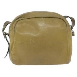 Loewe-LOEWE Shoulder Bag Leather Beige Auth 64472-Beige