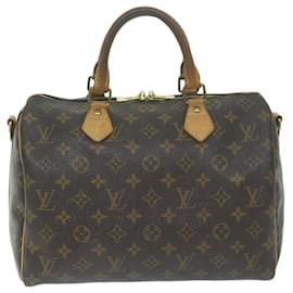 Louis Vuitton-Louis Vuitton Monogram Speedy Bandouliere 30 Bolsa de mão M40391 Autenticação de LV 64672-Monograma