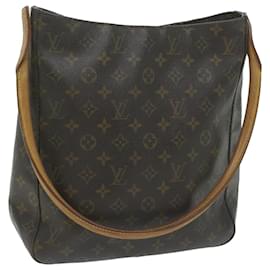 Louis Vuitton-LOUIS VUITTON Monogram Looping GM Shoulder Bag M51145 LV Auth 63453-Monogram