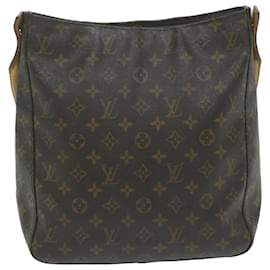 Louis Vuitton-LOUIS VUITTON Monogram Looping GM Shoulder Bag M51145 LV Auth 63453-Monogram