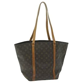 Louis Vuitton-LOUIS VUITTON Monogram Sac Shopping Tote Bag M51108 Auth LV 63456-Monogramme