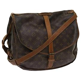 Louis Vuitton-Louis Vuitton Monogram Saumur 35 Sac à bandoulière M42254 Auth LV 64415-Monogramme