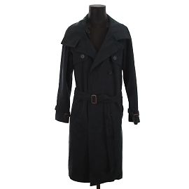 Lacoste Trench in cotone Blu