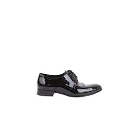 Dior-Zapatos de charol con cordones-Negro