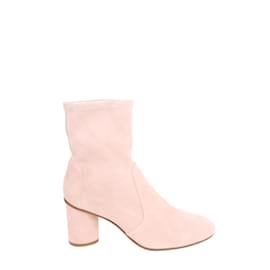 Stuart Weitzman-Botas de ante-Beige