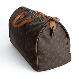 Louis Vuitton-Louis Vuitton Louis Vuitton Speedy 40 bolsa monograma-Marrom