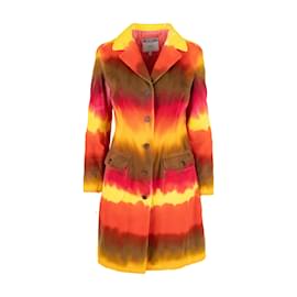 Moschino-Moschino Jeans Tie-Dye Twill Coat-Multiple colors