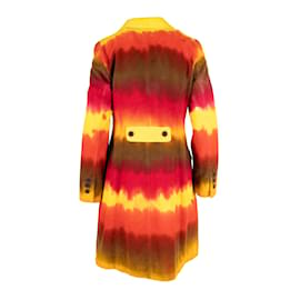 Moschino-Moschino Jeans Tie-Dye Twill Coat-Multiple colors