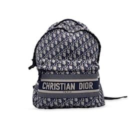 Christian Dior-Christian Dior Backpack DiorTravel-Blue